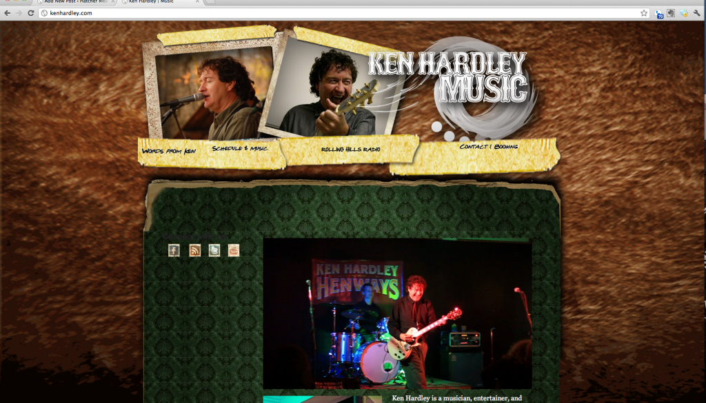 Website Design by Hatcher Media for Ken Hardley - Jamestown NY