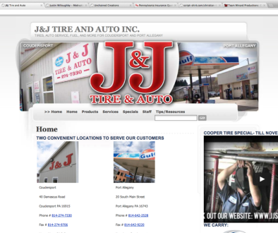 J and J Service - Port Allegany - Coudersport PA