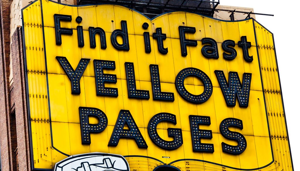 yellow pages