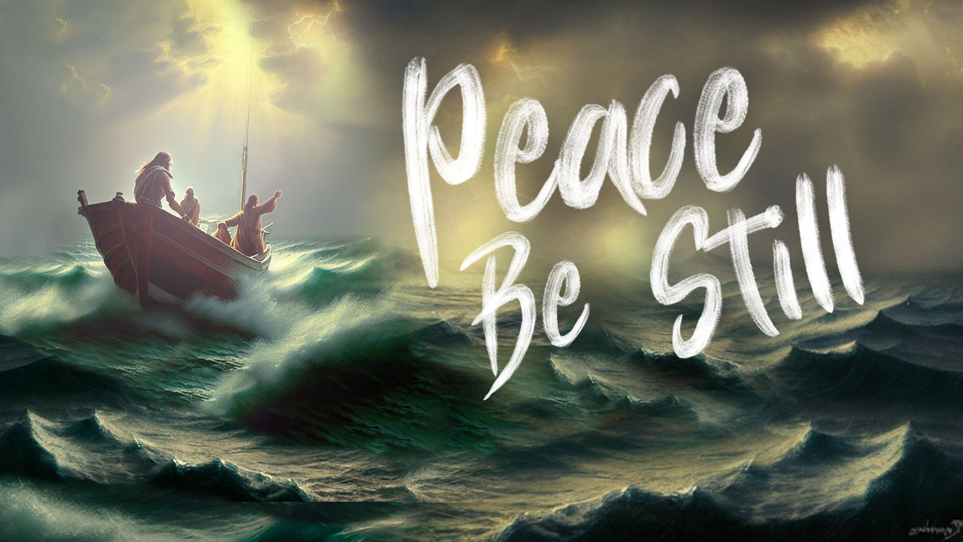 Peace Be Still Sermon Series Design